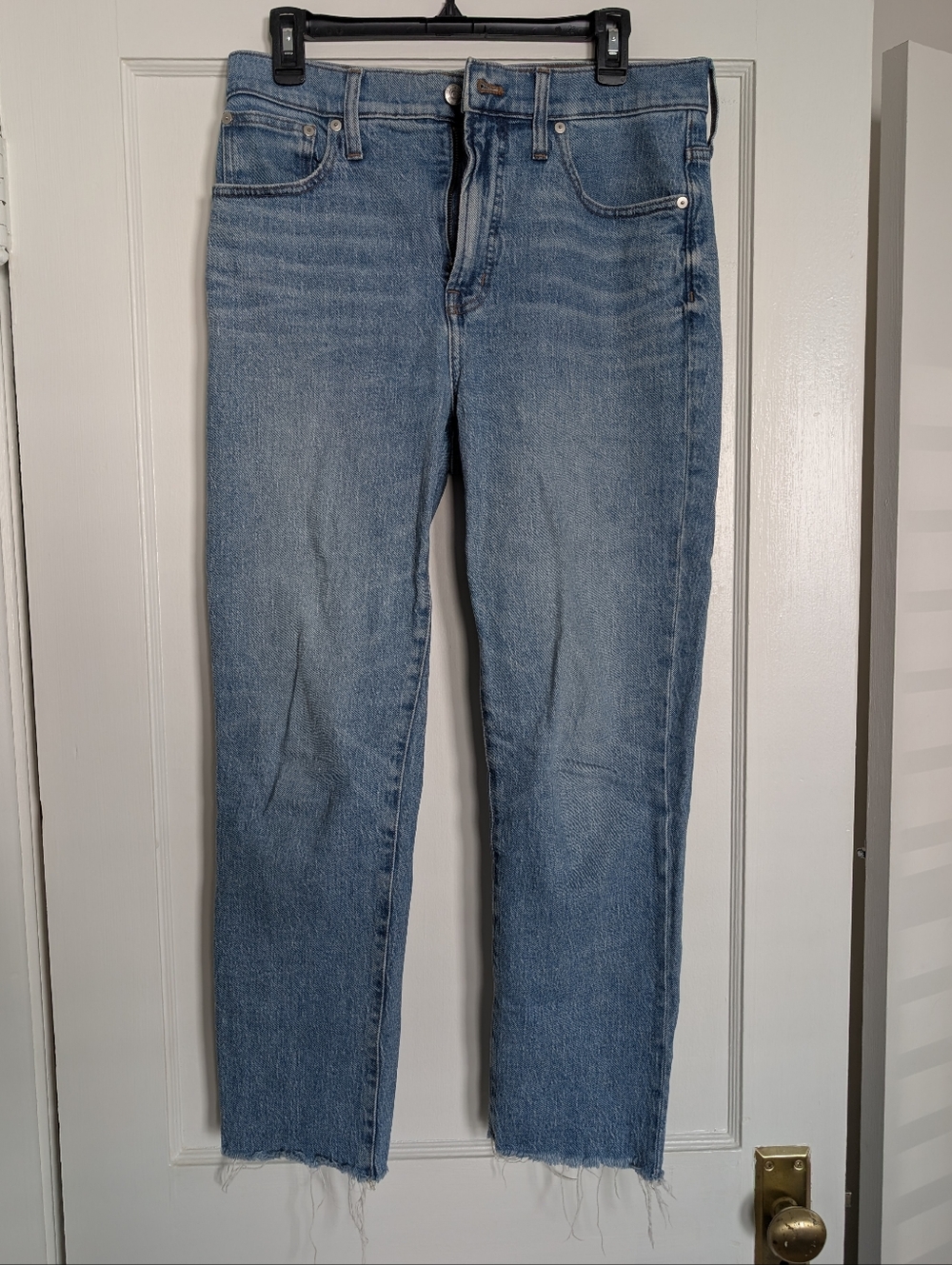 Madewell Perfect Vintage Jean - Classic Straight-Leg Light Wash Jeans Size 29